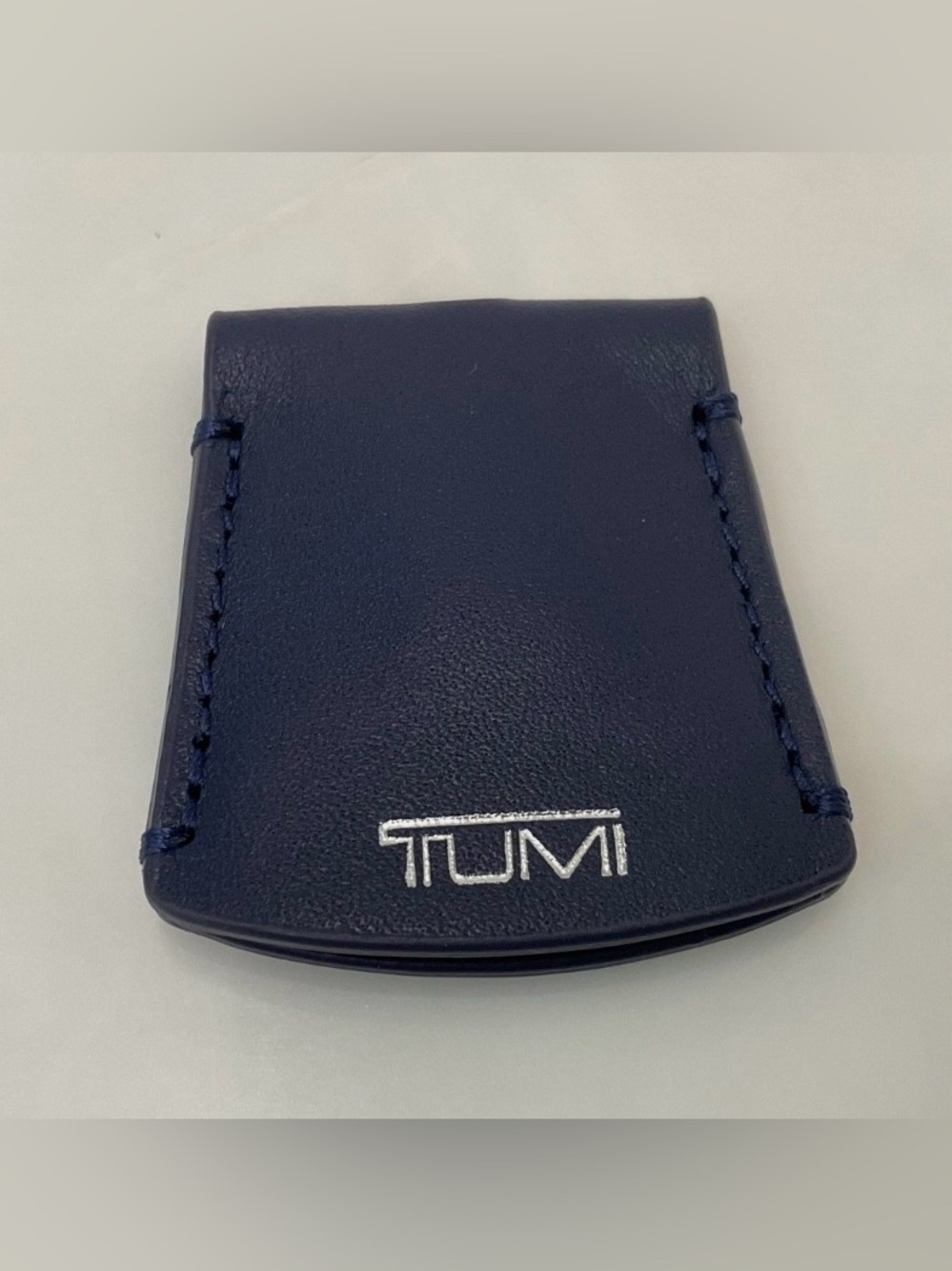 NEW Tumi Voyageur Leather Monogram Hang Tag Pendant COVER - ULTRA MARINE BLUE